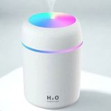 BUFFER® Usb Rengarenk Işıklı 300 ml Ulrasonik Hava Nemlendirici Buhar Makinesi Ve Hava Aroma Difüzör