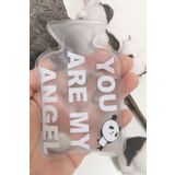 Buffer Yazı Mesajlı Şeffaf Çanta Boy Mini El Isıtıcı