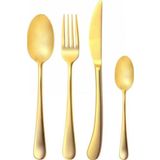 Bugatti 056W60MB Settimocielo Satin Gold 12 Kişilik 75 Parça Çatal Bıçak Kaşık Seti