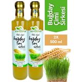 Buğday Çimi Sirkesi Doğal Fermente 500 ml 2'li Paket - Organik Doğal Fermente