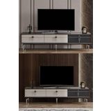 Buğdaycıgrup Hilton Aytaşı 200 Tv Sehpası Premium Tasarım Televizyon Sehpası 200 Cm 3 Çekmeceli
