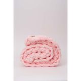 Bugula Bebek Battaniyesi Alize 100x100cm Yavruağzı Kız Puffy Baby Shower Hediyesi OEKO TEX Sertifika - 100 x 100 cm