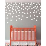 Bugy Bagy Polska Dots Beyaz Yuvarlak 100 Adet 5 cm Duvar Stickerı
