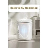 Buğz Akıllı Teknolojik Sensörlü Çöp Kovası Işık Antibakteriyel Koku Geçirmez Mutfak Banyo Wc Ofis 20 - Standart