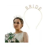 Buğz Altın Gold Renk Bekarlığa Veda Kristal Taş Bride Tacı Ithal