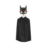 Buğz Batman Maskesi Catwoman ve Batman Pelerini Siyah Set