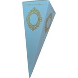 Buğz Beyaz Karton Külah Şeker,lokum,kına Kutusu 25 Li Paket