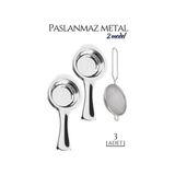 Buğz Bx 3 Lü Set Metal Çay Süzgeci Cabrera Design