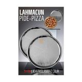 Buğz Bx Lahmacun Pizza Pide Pişirme Tepsisi 36 cm 2 Li Set