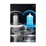 Buğz Bx Tekerlekli Alüminyum Tüp ve Damacana Altlığı