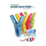Buğz Bx Xl Plaj Havlu Şezlong Piknik Mandalı 4 Adet Mucca Design