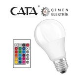 Buğz Cata Ct 4058 9W LED Ampul Rgb Kumandalı