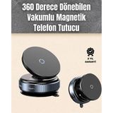 Buğz Çok Yönlü Döner Başlıklı Vakumlu Araç Telefon Standı – Sert Yollarda Stabil Kullanım