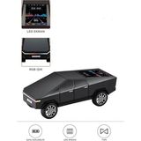 Buğz D68 Cyber Model Araba Tasarımlı Bluetooth Hoparlör 15W Güçlü Ses Rgb LED /tws/usb Siyah