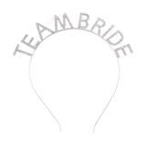 Buğz Gümüş Kaplama Kristal Taşlı Team Bride Taç