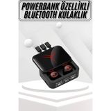 Buğz Kablosuz Bluetooth Kulaklık Powerbank Özellikli Göstergeli Hd Mikrofon - Renkli