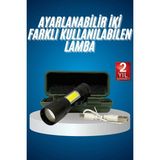 Buğz LED Lamba El Feneri Küçük Taşınabilir USB Şarjlı Acil Durum Lambası