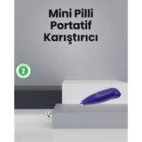 Buğz Mutfak Için Mini El Mikseri – Kahve, Süt, Krema ve Sos Karıştırıcı