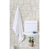 Buğz Nevresim Dünyası Otel Tipi 6'lı 70X140 Banyo Havlusu Beyaz - Standart