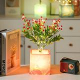 Buğz Pembe Saksılı LED Yapay Çiçek - Standart