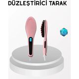 Buğz Profesyonel Saç Düzleştirici Tarak – 230°C Maksimum Isı, Hızlı Isınma ve Seramik Plaka