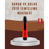 Buğz Raks Leo Burun Kulak Tüy Alma Makinesi 45 Dk Şarj Süreli Kırmızı