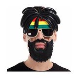 Buğz Rasta Peruklu Bob Marley Parti Gözlüğü