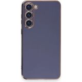 Buğz Samsung Galaxy S23 Plus Kılıf Volet Silikon - Mavi