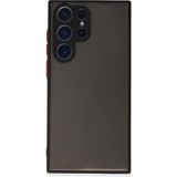 Buğz Samsung Galaxy S23 Ultra Kılıf Montreal Silikon Kapak - Siyah