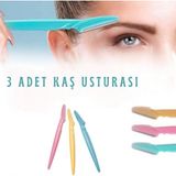 Buğz Tinkle Kaş Usturası 3'lü Set - Mükemmel Kaşlar Için Hassas ve Etkili Aracınız