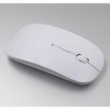 Buğz Ultra Ince USB Bilgisayar Pc Dizüstü Masaüstü Kablosuz Mouse (Beyaz)