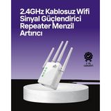Buğz Wps Destekli 2.4ghz + 5ghz Wifi Sinyal Güçlendirici