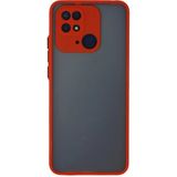 Buğz Xiaomi Redmi 10C Kılıf Montreal Silikon Kapak - Kırmızı