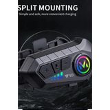 Buğz Y10 Kask Kulaklık Bluetooth Motosiklet Kulaklık 5,3 Bluetooth Intercom Motorsiklet Kulaklık