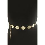 BUĞZ Yuvarlak Metal Zincir Kemer makbuj98730