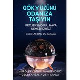 Buhar Makinası, Led Işıklı, Aroma Nemlendirici, Geyik Tasarımı, F11
