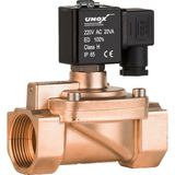 Buhar Solenoid Valf Normalde Kapalı - 1 1/4" 24V DC