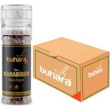Buhara Toptan Karabiber Tane Cam Değirmen 50 gr x 15 Ad. - 750 gr