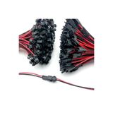 BuharaElektronik 25 ADET 2 PİN SM JST 2P KABLOLU KONNEKTOR DİŞİ ERKEK TAKIM 20cm