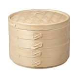 Buharda Pişirici, Bambu Hacim: 5.0 Lt-16 cm Buharda Pişirici