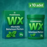 Buharlaşan Mentollü ve Okaliptus Krem Wx Viks 38GRAM x 10ADET