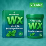 Buharlaşan Mentollü ve Okaliptus Krem Wx Viks 38GRAM x 3ADET