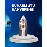 Buharlı Ütü 2200W Kireç Önleyici Self Clean Damlatmaz Kahverengi