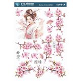 Buhobi Diamond Sulu Transfer Kağıdı SL0049 25x35cm - Sakura