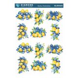 Buhobi Diamond Sulu Transfer Kağıdı SL0060 25x35cm - Limon Çiçek