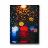 Buhulu Sokak Lambasi Dekoratif Kanvas Duvar Tablosu