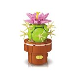 Building Block Flower 181 Parça Kaynana Topuzu Kaktüsü