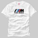 Built By Crazy Bmw I M Boss 02 Tişört - XL - Beyaz