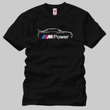Built By Crazy Bmw M Power Unisex Tişört - Siyah