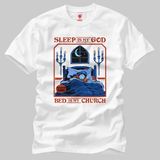 Built By Crazy Sleep Is My God Tişört - Beyaz